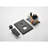 Matte Black Ceiling Mounted Shower For Luxurious Bathing 16" Head System - Black, Hygienic Design-124583788