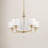 Perth 5 - Light Dimmable Classic / Traditional Chandelier