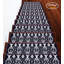 Tapis d’escalier bleu marine doux et vibrant Arleta