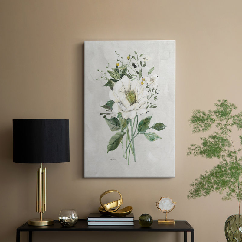 White Farmhouse Botanical I - galerie sur mesure, H 48 po x l 32 po