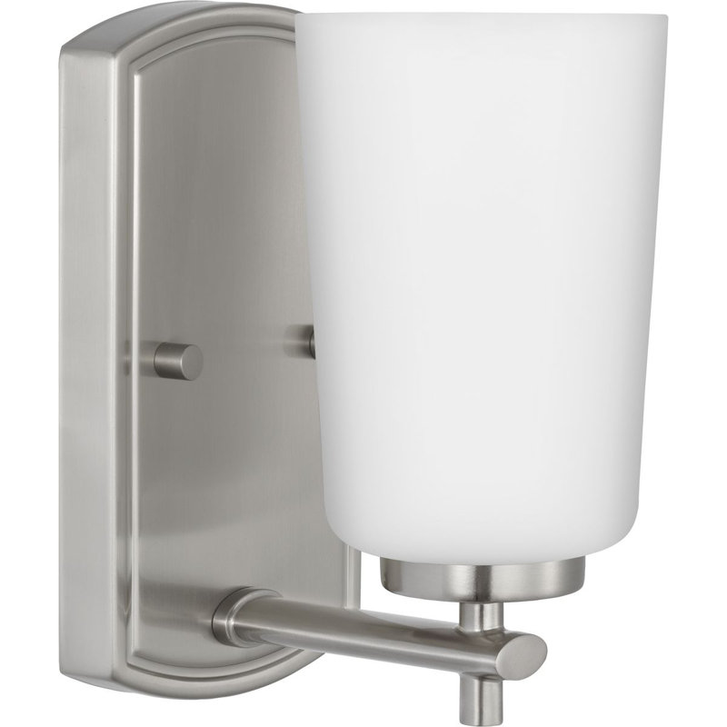 Cheria Dimmable Bath Sconce, Brushed Nickel