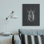 Horned Beetle Black Reflective Minimal Bug Insect by Ziwei Li - Graphic Art