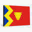 «Birmingham City Flag», art mural sur toile UK-1840658814