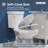 HOROW 1.28 Gallons GPF Elongated Chair Height Floor Mounted Two-Piece Toilet (Seat Included)