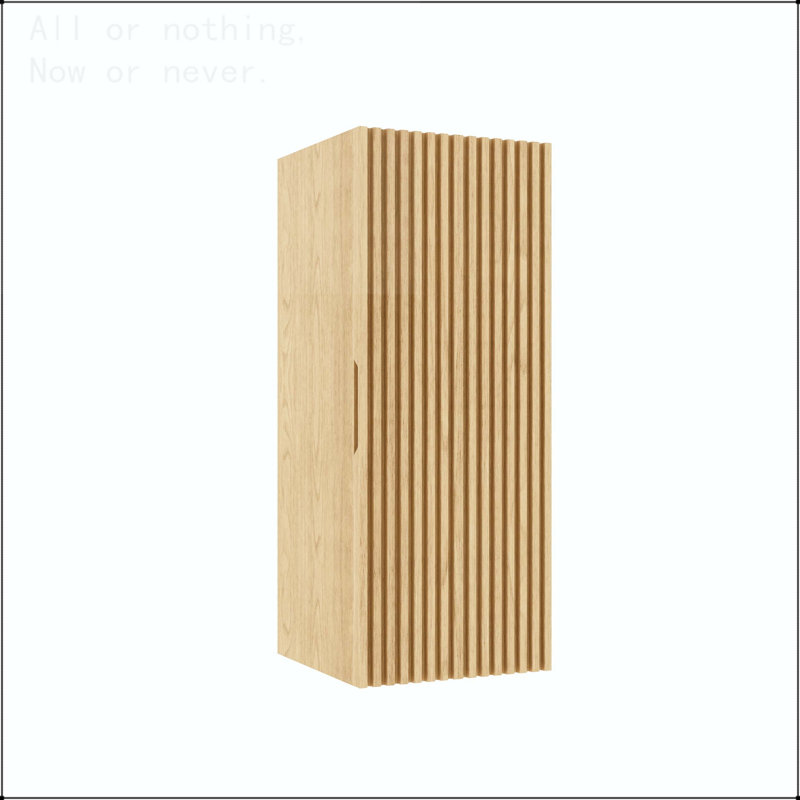Armoire murale étroite avec 2 portes et registre à fermeture en douceur, H 29,53 po