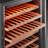 14.8" W 33 Bottle Wine Fridge 40-65 ℉ Built-in/Freestanding Compressor Constant Temperature Cooling Wine Refrigerator With Low Noise Adjustable Wooden Shelves Double Layer UV Protection Fingerprint Resistant Glass Door Activated Carbon Filter