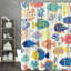 Shower Curtains with Hooks Included