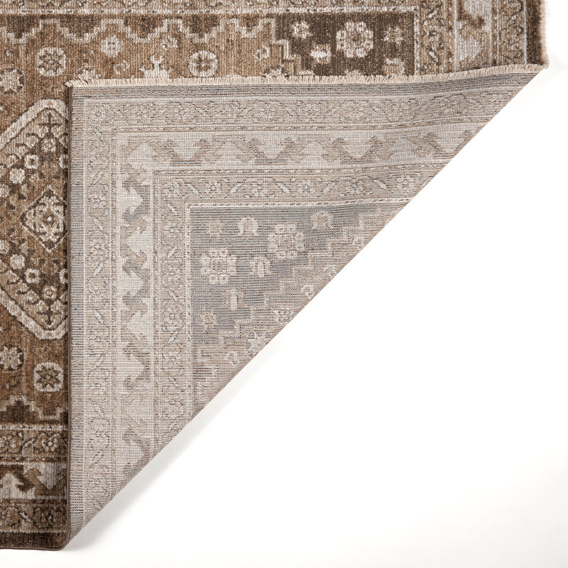 Tapis d'intérieur en polyester tissé à la machine Haven, 7 pi 10 po x 10 pi