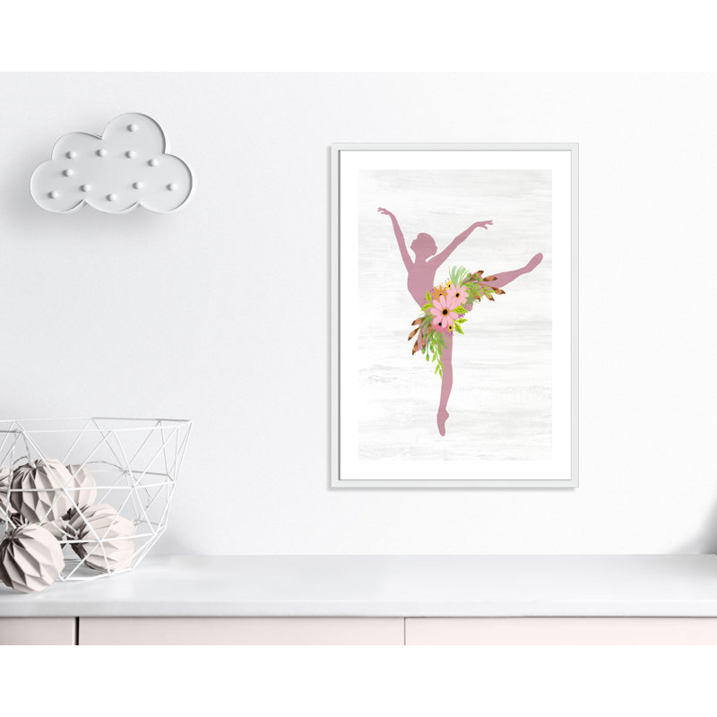 Ballet All Day 3, 35.5" H x 25.5" W x 1.19" D, White Box Framed