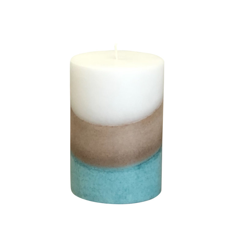 Cottage Charm Scented Pillar Candle, 4" H x 3" W x 3" D