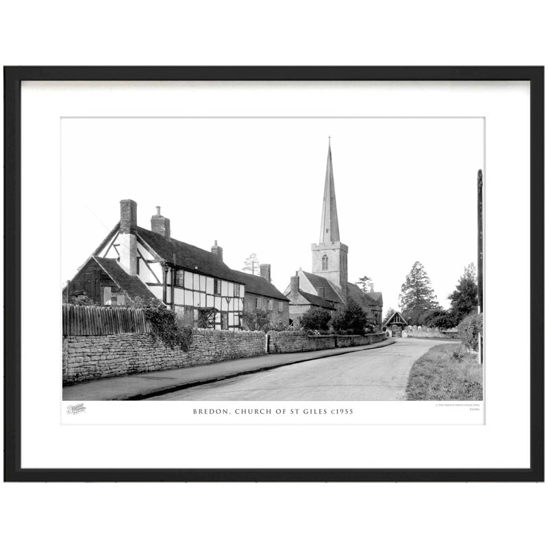 Bredon, Church Of St Giles C1955 by Francis Frith - Single Picture Frame Print, 60cm H x 80cm W x 2.3cm D
