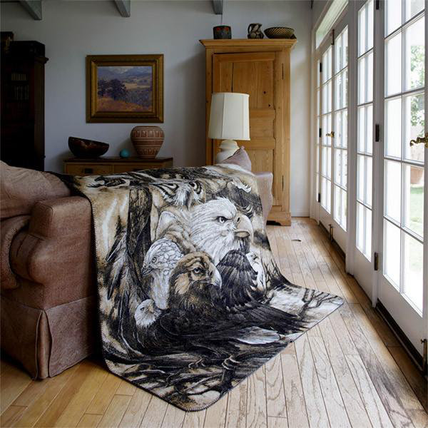 Knitted Throw Blanket
