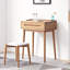 Commode, table bistro, bureau compact avec tiroir de rangement, table de maquillage, bureau d'écriture