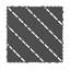 Carreau de terrasse emboîtable en plastique 12 po x l 12 po (ensemble de 44)-108634374
