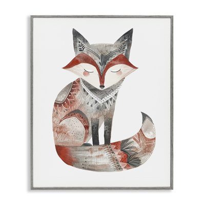  Giclée de renard de style scandinave par LSR Design Studio