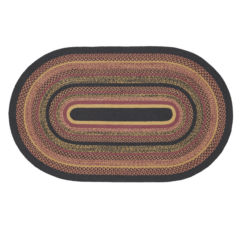 Tapis en jute Heritage Farms, Ovale 3 po x 5 pi