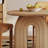 Modern solid wood dining table-105835017