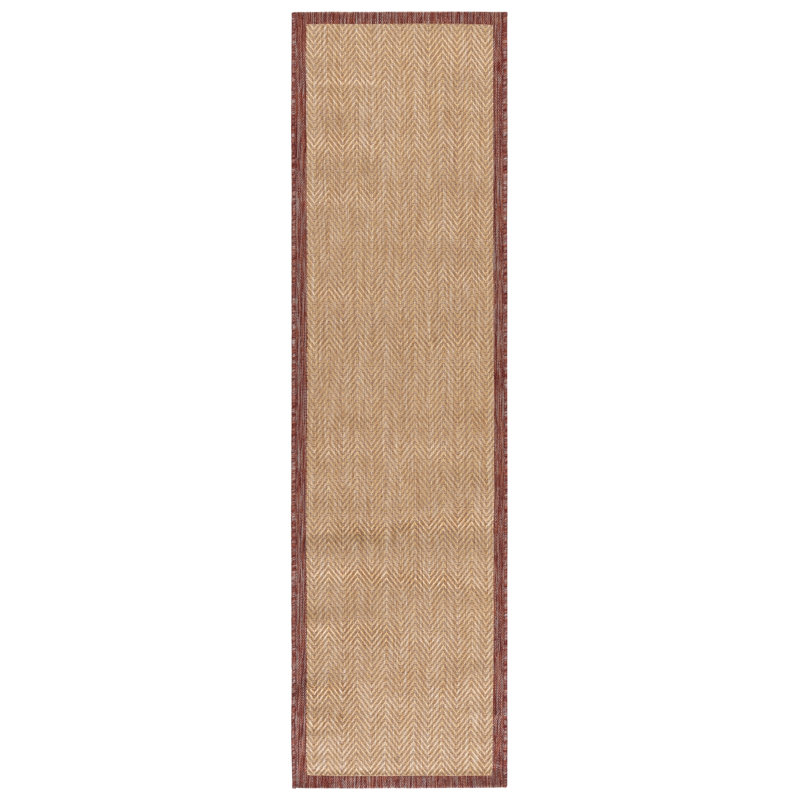 Tapis d'intérieur à chevrons Courtyard Performance, 2'-3" x 8'-0" Runner
