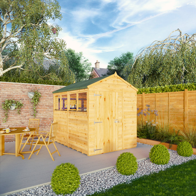 Mercia 8 x 6 Woodsman Shiplap Apex Shed