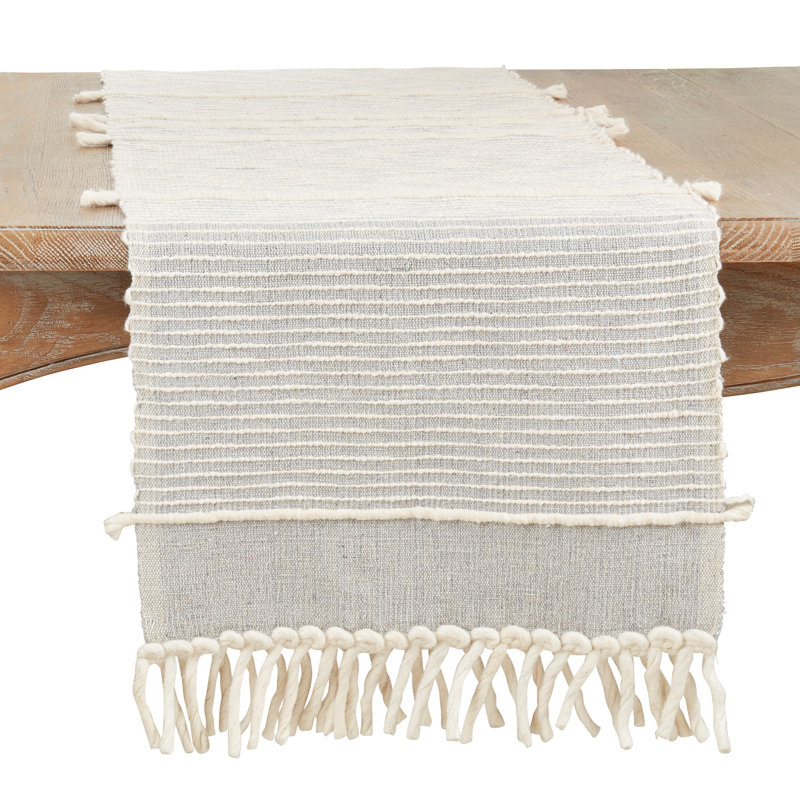 Rectangular Striped Table Runner