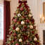 Ensemble de 24 boules de Noël bordeaux et dorées incassables, boules d'arbre texturées métalliques 2,4 pouces