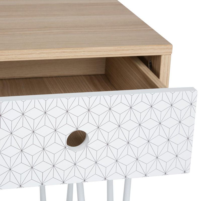 Hurt Metal Base Writing Desk