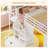 Low Loft Bed With Led Lights, Twin Size Kids Loft Bed With 7 Storage Drawers,3 Open Cubbies,Handy Clothes Rail, Twin Loft Bed With Guardrail & Stairs, Under-Bed Play Area-1039295651