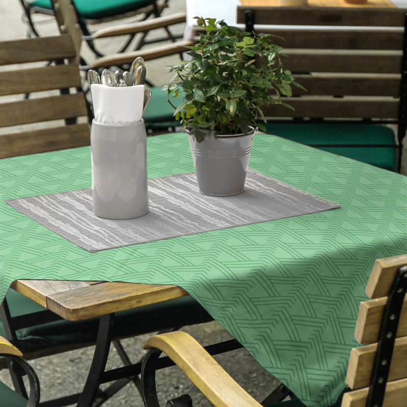 Classic Zig Zag Tablecloth, Green