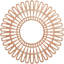 Médaillon de plafond 22 "x 22" x P 8 1/8 "x T 3/8" Cornillius-63411764-63411776