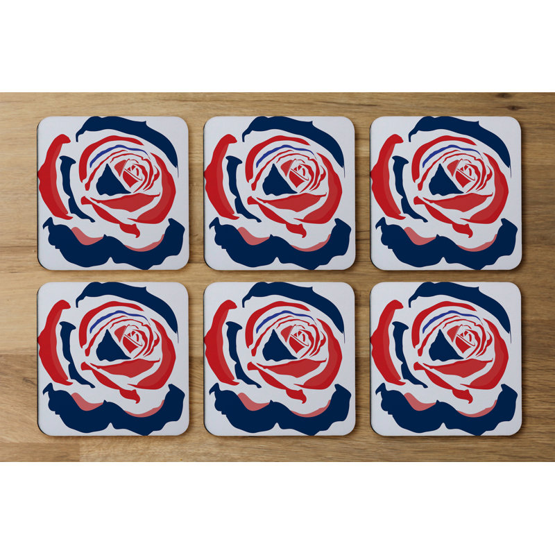 Square 6 Piece Coaster Set
