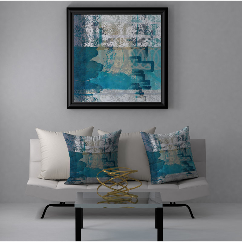 Housse de coussin décorative carrée grande, 18 po x 18 po