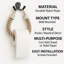 Brookdale Wall Mounted Toilet Paper Holder