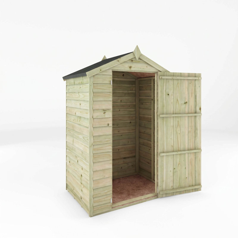Mercia 3 x 4ft Overlap Apex Windowless Shed, Yes