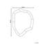 Delinah Glass Novelty Mirror
