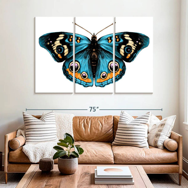 Brampt Butterfly Symmetry, 42" H x 65" W