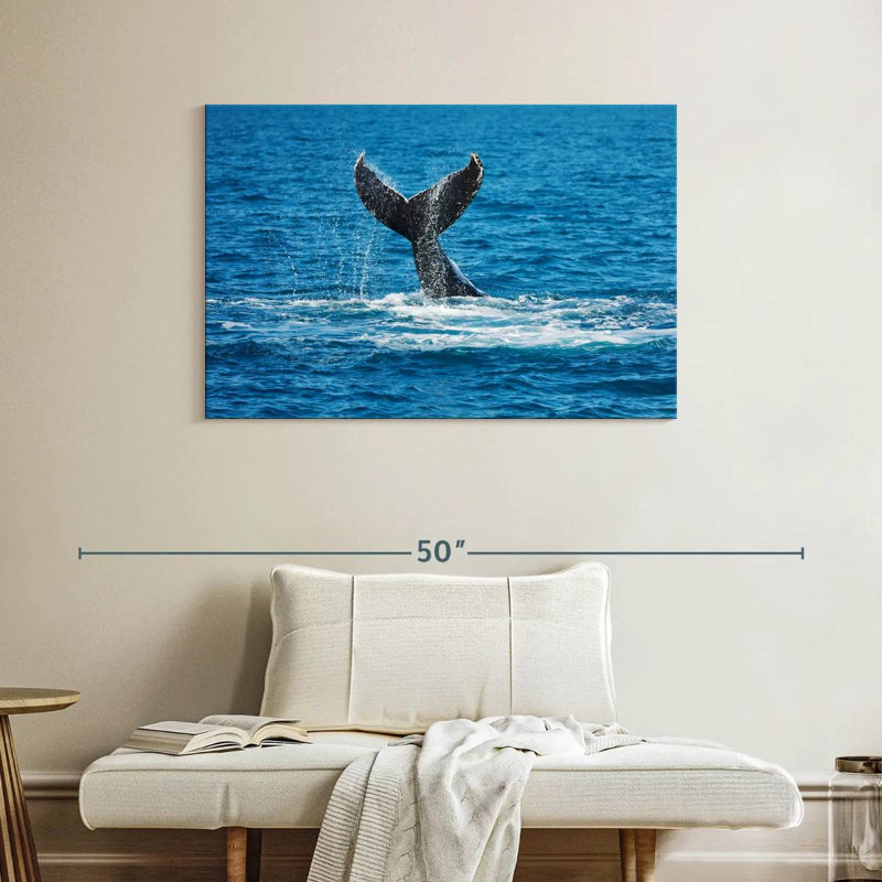 Brampt Whale Tail View, 26" H x 39" W