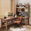 Bureaux en bois massif en L Burlywood-108600564-108600567