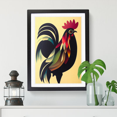 Kirkersville Rooster Design - Single Picture Frame Print