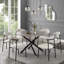 Gundolf Round Metal Base Dining Table-880138334