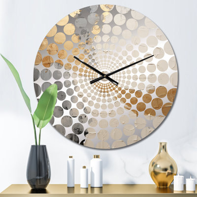 Mandel - Abstract Painting Wall Clock