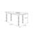 Black Half-circle Solid Wood Dining Table-2007981134