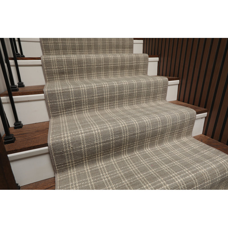 Tapis en laine fait à la main sur mesure, Tapis de couloir 2 pi 7 po x 29 pi
