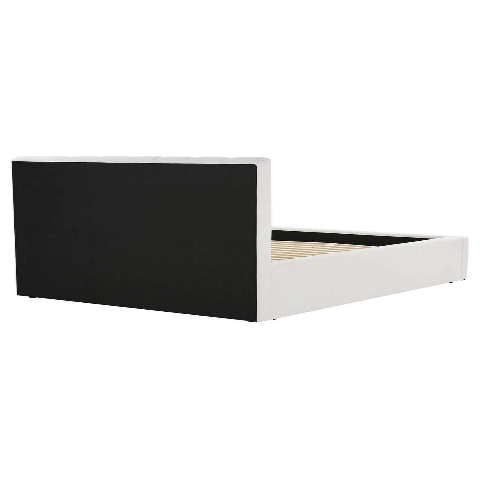 Delmar Upholstered Bed, Queen, Selene White