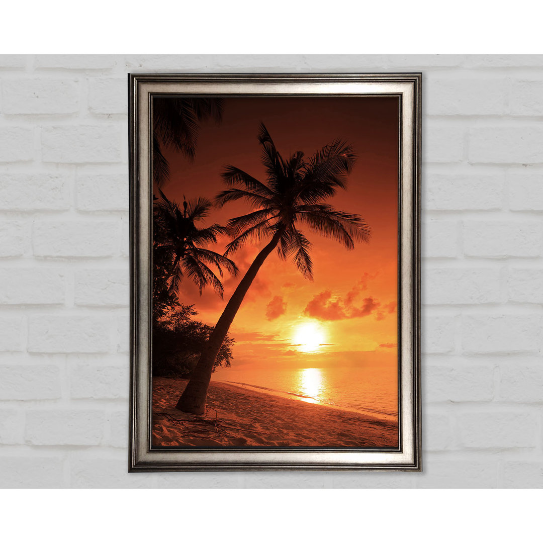 Gerahmtes Poster Thailand Sunset