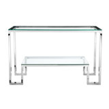 Laurence 53'' W Glass Console Table