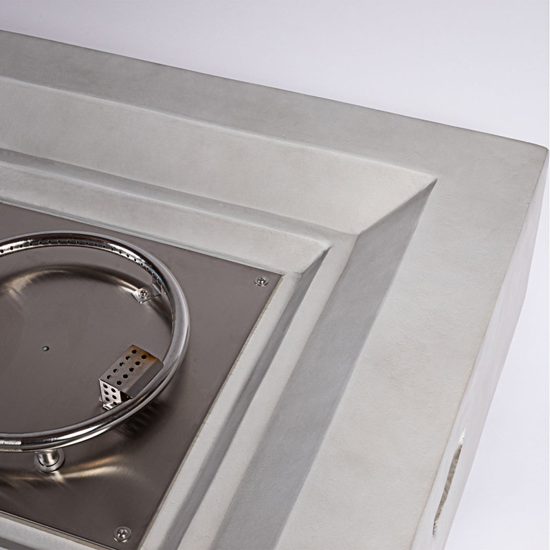 60Inch Concrete Fire Pit Table
