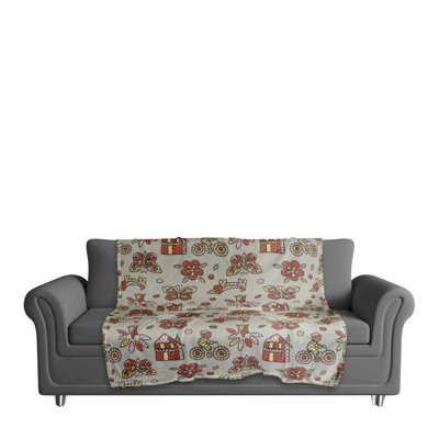 Jeté à motif fantaisiste pour enfants 