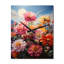 Zinnia Flower Zenith I - Horloges murales florales-54908652