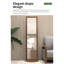 Miroir rectangulaire moderne en noyer