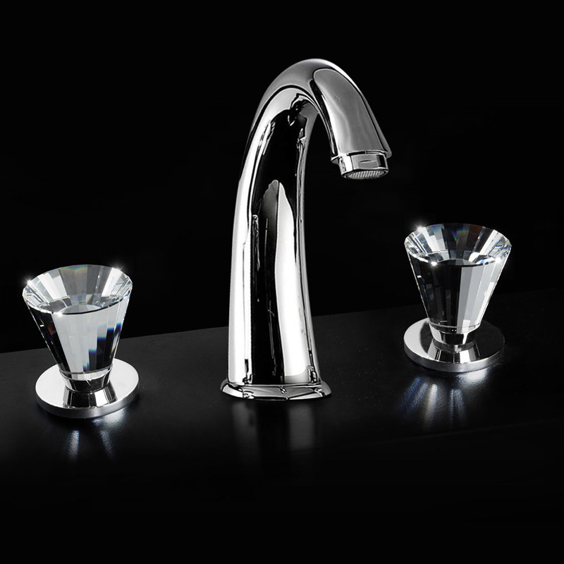 Artik Widespread Bathroom Faucet, Polished Chrome